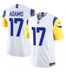 Men's Los Angeles Rams #17 Davante Adams White 2026 F.U.S.E. Vapor Limited Football Stitched Jersey