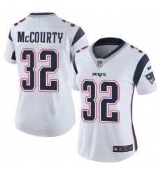 Women's Nike New England Patriots #32 Devin McCourty White Vapor Untouchable Limited Player NFL Jersey