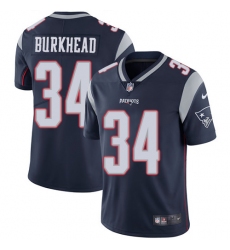 Youth Nike New England Patriots #34 Rex Burkhead Navy Blue Team Color Vapor Untouchable Limited Player NFL Jersey