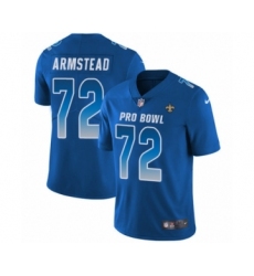 Youth Nike New Orleans Saints #72 Terron Armstead Limited Royal Blue NFC 2019 Pro Bowl NFL Jersey
