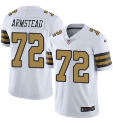 Youth Nike New Orleans Saints #72 Terron Armstead Limited White Rush Vapor Untouchable NFL Jersey
