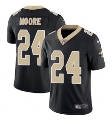 Men's Nike New Orleans Saints #24 Sterling Moore Black Team Color Vapor Untouchable Limited Player NFL Jersey