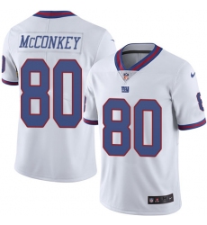 Youth Nike New York Giants #80 Phil McConkey Limited White Rush Vapor Untouchable NFL Jersey