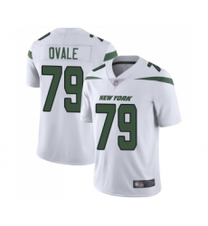 Youth New York Jets #79 Brent Qvale White Vapor Untouchable Limited Player Football Jersey