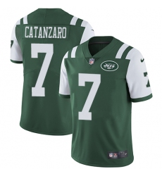 Youth Nike New York Jets #7 Chandler Catanzaro Green Team Color Vapor Untouchable Limited Player NFL Jersey