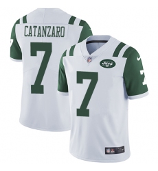 Youth Nike New York Jets #7 Chandler Catanzaro White Vapor Untouchable Limited Player NFL Jersey