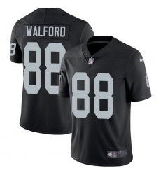 Men's Nike Oakland Raiders #88 Clive Walford Black Team Color Vapor Untouchable Limited Player NFL Jersey