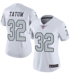 Women's Nike Oakland Raiders #32 Jack Tatum Limited White Rush Vapor Untouchable NFL Jersey