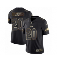 Men's Philadelphia Eagles #20 Brian Dawkins Black Gold Vapor Untouchable Limited Player Football Jersey