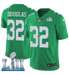 Youth Nike Philadelphia Eagles #32 Rasul Douglas Limited Green Rush Vapor Untouchable Super Bowl LII NFL Jersey