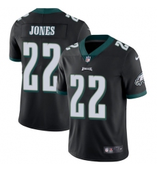 Men's Nike Philadelphia Eagles #22 Sidney Jones Black Alternate Vapor Untouchable Limited Player NFL Jersey