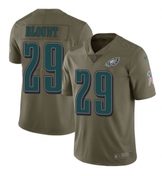 Men's Nike Philadelphia Eagles #29 LeGarrette Blount Limited Olive 2017 Salute to Service NFL Jersey