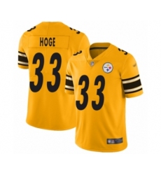 Youth Pittsburgh Steelers #33 Merril Hoge Limited Gold Inverted Legend Football Jersey