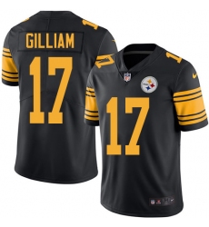 Youth Nike Pittsburgh Steelers #17 Joe Gilliam Limited Black Rush Vapor Untouchable NFL Jersey