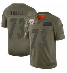 Youth Pittsburgh Steelers #73 Ramon Foster Limited Camo 2019 Salute to Service Football Jersey