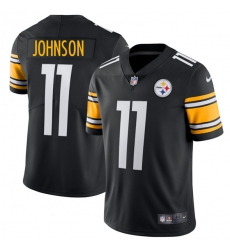 Men's Pittsburgh Steelers #11 Brandon Johnson Black 2025 Vapor Untouchable Football Stitched Jersey