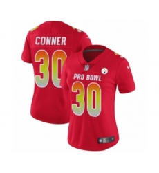 Women's Nike Pittsburgh Steelers #30 James Conner Limited Red AFC 2019 Pro Bowl NFL Jersey