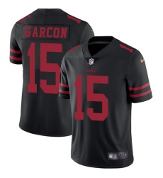 Youth Nike San Francisco 49ers #15 Pierre Garcon Black Vapor Untouchable Limited Player NFL Jersey
