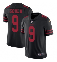 Men's Nike San Francisco 49ers #9 Robbie Gould Black Vapor Untouchable Limited Player NFL Jersey