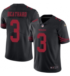 Youth Nike San Francisco 49ers #3 C. J. Beathard Limited Black Rush Vapor Untouchable NFL Jersey