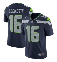 Youth Nike Seattle Seahawks #16 Tyler Lockett Steel Blue Team Color Vapor Untouchable Limited Player NFL Jersey