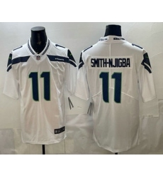 Men's Seattle Seahawks #11 Jaxon Smith Njigba Limited White Vapor Jersey