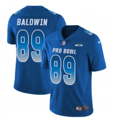 Youth Nike Seattle Seahawks #89 Doug Baldwin Limited Royal Blue 2018 Pro Bowl NFL Jersey