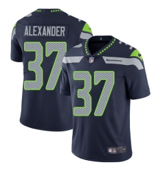 Youth Nike Seattle Seahawks #37 Shaun Alexander Steel Blue Team Color Vapor Untouchable Limited Player NFL Jersey