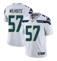 Youth Nike Seattle Seahawks #57 Michael Wilhoite White Vapor Untouchable Limited Player NFL Jersey
