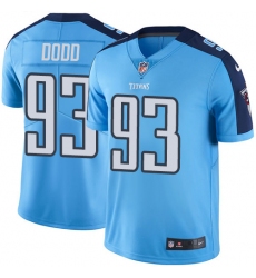 Men's Nike Tennessee Titans #93 Kevin Dodd Elite Light Blue Rush Vapor Untouchable NFL Jersey