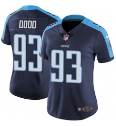 Women's Nike Tennessee Titans #93 Kevin Dodd Navy Blue Alternate Vapor Untouchable Limited Player NFL Jersey