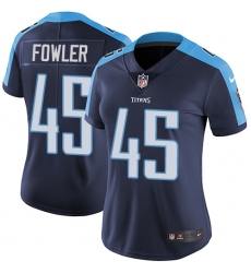 Women's Nike Tennessee Titans #45 Jalston Fowler Navy Blue Alternate Vapor Untouchable Limited Player NFL Jersey