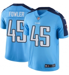 Youth Nike Tennessee Titans #45 Jalston Fowler Limited Light Blue Rush Vapor Untouchable NFL Jersey