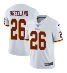 Men's Nike Washington Redskins #26 Bashaud Breeland White Vapor Untouchable Limited Player NFL Jersey