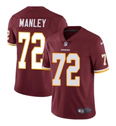 Men's Nike Washington Redskins #72 Dexter Manley Burgundy Red Team Color Vapor Untouchable Limited Player NFL Jersey