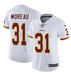 Women's Nike Washington Redskins #31 Fabian Moreau White Vapor Untouchable Limited Player NFL Jersey