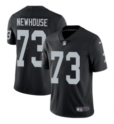 Men's Nike Oakland Raiders #73 Marshall Newhouse Black Team Color Vapor Untouchable Limited Player NFL Jersey