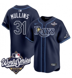 Men's Tampa Bay Rays #31 Cedric Mullins Navy 2026 World Series Limited Stitched Baseball Jersey