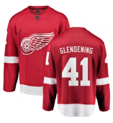 Men's Detroit Red Wings #41 Luke Glendening Fanatics Branded Red Home Breakaway NHL Jersey