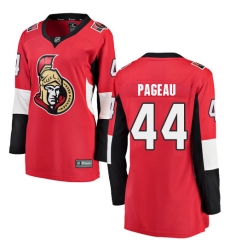 Women's Ottawa Senators #44 Jean-Gabriel Pageau Fanatics Branded Red Home Breakaway NHL Jersey