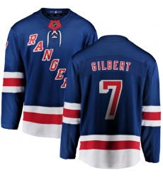Youth New York Rangers #7 Rod Gilbert Fanatics Branded Royal Blue Home Breakaway NHL Jersey