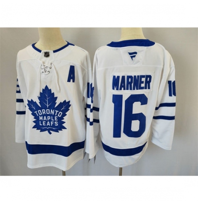 Youth Toronto Maple Leafs #16 Mitchell Marner Fanatics Away White Jersey