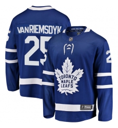 Youth Toronto Maple Leafs #25 James Van Riemsdyk Fanatics Branded Royal Blue Home Breakaway NHL Jersey