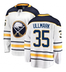 Youth Buffalo Sabres #35 Linus Ullmark Fanatics Branded White Away Breakaway NHL Jersey