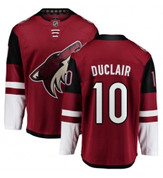 Youth Arizona Coyotes #10 Anthony Duclair Fanatics Branded Burgundy Red Home Breakaway NHL Jersey