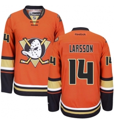 Youth Reebok Anaheim Ducks #14 Jacob Larsson Authentic Orange Third NHL Jersey