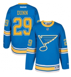 Youth Reebok St. Louis Blues #29 Vince Dunn Premier Blue 2017 Winter Classic NHL Jersey