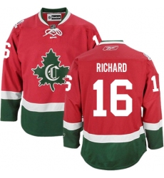 Women's Reebok Montreal Canadiens #16 Henri Richard Authentic Red New CD NHL Jersey
