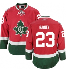 Youth Reebok Montreal Canadiens #23 Bob Gainey Authentic Red New CD NHL Jersey