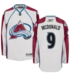 Women's Reebok Colorado Avalanche #9 Lanny McDonald Authentic White Away NHL Jersey